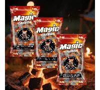 Magic - Bolsas de Briquetas de Autoencendibles (1,4 kg) - 2 horas de - Encendido Fácil y Limpio para Barbacoas Perfectas | Marca Magic