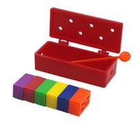 Magic Brick Trick - Rainbow Magician Prop | Novelty Fun Illusion for Teens, Abs Color Shift Block with Surprise Reveals, Family Entertainment, Party Stunts for Sons Daughters Friends Youth Gatherings