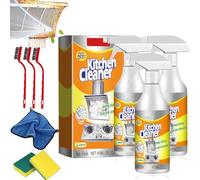 Magic Brush Pro - Limpiador en aerosol, limpiador de espuma de cocina, desengrasante de espuma de cocina resistente, limpiador de espuma multiusos, para cocinas, encimeras, campanas extractoras