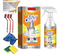 Magic Brush Pro - Limpiador en aerosol, limpiador de espuma de cocina, desengrasante de espuma de cocina resistente, limpiador de espuma multiusos, para cocinas, encimeras, campanas extractoras