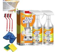 Magic Brush Pro - Limpiador en aerosol, limpiador de espuma de cocina, desengrasante de espuma de cocina resistente, limpiador de espuma multiusos, para cocinas, encimeras, campanas extractoras