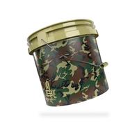 Magic Bucket | Cubo de Lavado para Coche a Mano Verde Camuflaje | 3,5 US GAL Aprox. 13 litros | Compatible con Grit Guard, Detail Guardz Dirt Lock, Dirt Trap, Gamma Lids Tapa