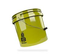 MAGIC BUCKET Cubo de lavado para coche lavado a mano caqui 35 galones estadounidenses aprox. 13 litros compatible con Grit Guard Detalle Guardz Dirt Lock Chemical Guys Dirt Trap Gamma Lids Tapa