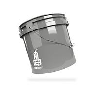 MAGIC BUCKET Cubo de lavado para coche lavado a mano gris 35 estadounidenses GALLONEN aprox. 13 litros compatible con Grit Guard Detalle Guardz Dirt Lock Chemical Guys Dirt Trap Gamma Lids Tapa