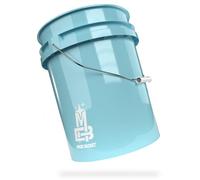 MAGIC BUCKET | Cubo de lavado para lavado manual de coches Azul Bebé | 5 GALONES ESTADOUNIDENSES aprox. 20 litros | compatible con Grit Guard, Detail Guardz Dirt Lock, Chemical Guys Dirt Trap, Gamma