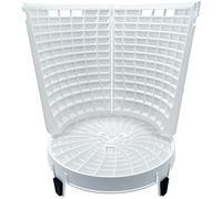 MAGIC BUCKET Scrub Wall 180 grados (2 piezas) en color blanco con Dirt Lock blanco fabricado por The Detail Guardz - Accesorio para lavar el coche