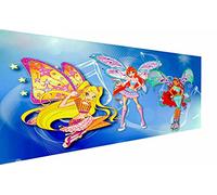 Magic Canvas Art - Cuadros de Winx Club Serie Lienzo de 1 pieza Impresión de alta calidad Moderno Murales Decoración de Pared Diseño Cuadro de Pared - P5194 Tamaño: 90 x 60 cm