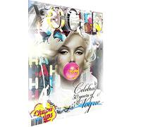 Magic Canvas Art Marilyn Monroe Pop Art - Lienzo decorativo (1 pieza, 80 x 40 cm), diseño pop art