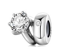 Magic Charms Abalorios Corazón Colgantes Plata de Ley 925 Familia Arbol de la vida Bead Charm Compatible con Collar e Pulsera por Madre Hija