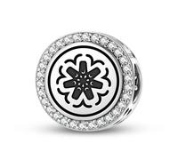 Magic Charms Plata de ley 925 Anthroposophy Mars Seal Joyería Fit Pulsera Encanto étnico símbolos culturales regalos para mujeres