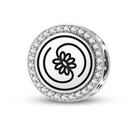 Magic Charms Plata de Ley 925 Anthroposophy Taurus Seal Schmuck Fit Pulsera Encanto étnico símbolos culturales regalos para mujeres