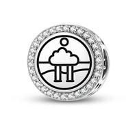 Magic Charms Plata de ley 925 antroposofía cuatro sello apocalíptico joyería Fit pulsera encanto étnico símbolos culturales regalos para mujeres