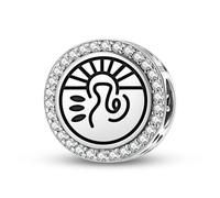 Magic Charms Plata de ley 925 antroposofía Leo Seal joyas Fit pulsera encanto étnico símbolos culturales regalos para mujeres