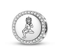 Magic Charms Plata de ley 925 Budista Dioses Khadi Ravani Tara Joyería Fit Pulsera Encanto étnicos símbolos culturales regalos para mujeres