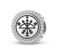 Magic Charms Plata de ley 925 Central America Ochossi joyas Fit pulsera encanto étnico símbolos culturales regalos para mujeres