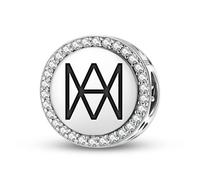 Magic Charms Plata de ley 925 Christianity Auspice María Joyería Fit pulsera encanto étnico símbolos culturales regalos para mujeres