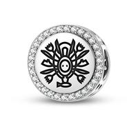 Magic Charms Plata de ley 925 Inuit Sea Otter Spirit joyas Fit pulsera encanto étnico símbolos culturales regalos para mujeres