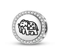 Magic Charms Plata de ley 925 Jainismo elefante joyería ajuste pulsera encanto étnico símbolos culturales regalos para mujeres