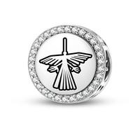 Magic Charms Plata de ley 925 Nazca líneas The Condor Fit pulsera encanto étnico símbolos culturales regalos para mujeres