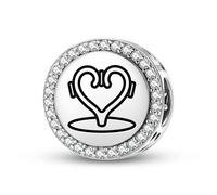 Magic Charms Plata de ley 925 Persa Ritual Holder Joyería Ajuste Pulsera Encanto étnico Cultural Símbolos Regalos para Mujeres