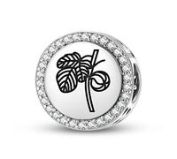 Magic Charms Plata de ley 925 Roman Empire Fig Ficus Ruminalis joyas Fit pulsera encanto étnico símbolos culturales regalos para mujeres