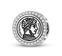 Magic Charms Plata de ley 925 Roman Empire Lucius Tarquinius Superbus joyas Fit pulsera encanto étnico símbolos culturales regalos para mujeres