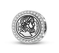 Magic Charms Plata de ley 925 Roman Empire Tarquinius Priscus joyas Fit pulsera encanto étnico símbolos culturales regalos para mujeres