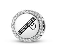 Magic Charms Plata de ley 925 romana imperio fasces Lictoriæ joyas Fit pulsera encanto étnico símbolos culturales regalos para mujeres