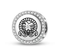 Magic Charms Plata de ley 925 romana imperio romano águila joyería Fit pulsera encanto étnico símbolos culturales regalos para mujeres