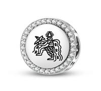 Magic Charms Plata de ley 925 Sumerian Enki Ea joyas Fit pulsera encanto étnico símbolos culturales regalos para mujeres