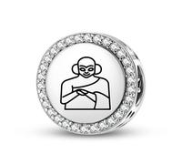 Magic Charms Plata de ley 925 Sumerian Namma Nammu joyas Fit pulsera encanto étnico símbolos culturales regalos para mujeres