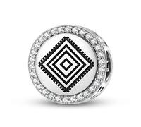 Magic Charms Plata de ley 925 Turco Goz Eye joyas Fit pulsera encanto étnico símbolos culturales regalos para mujeres