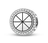 Magic Charms Plata de ley 925 Wicca Spirit joyas Fit pulsera encanto étnico símbolos culturales regalos para mujeres