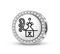 Magic Charms Sami Hedelmällisyden Jumala - Pulsera de plata de ley 925, diseño étnico de símbolos culturales, regalos para mujeres