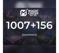 Magic Chess: Go Go - 1007 + 156 Diamonds Direct Top-Up - GLOBAL