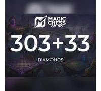 Magic Chess: Go Go - 303 + 33 Diamonds Direct Top-Up - GLOBAL