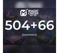 Magic Chess: Go Go - 504 + 66 Diamonds Direct Top-Up - GLOBAL