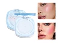Magic Color Changing Blush,Color Changing Blush for Cheeks and Lips Tint Makeup,Black Cream Blush,Black Color Changing Ph Blush,Clear Crystal Color Changing Highlighter Blush,for All Skin (White)