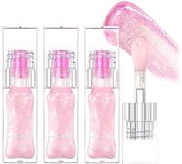 Magic Color Changing Lip Oil, Bossup Cosmetics Color Changing Lip Oil, Color Changing Lip Gloss, Long Lasting Moisturizing Non-sticky Fresh Texture Lip Glow Oil (3pcs)