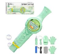 Magic Colorful Smoke Bubble Machine, Rechargeable Automatic Fog Bubble Maker, Magic Smoke Bubbles Wand for Kids, Summer Outdoor Play, Birthday Parties and Holiday Gifts Interactive (A1)