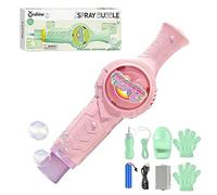 Magic Colorful Smoke Bubble Machine, Rechargeable Automatic Fog Bubble Maker, Magic Smoke Bubbles Wand for Kids, Summer Outdoor Play, Birthday Parties and Holiday Gifts Interactive (A2)