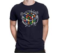 Magic-Cube Men's Fun T-Shirt Printed S-4XL.
