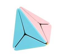 Magic Cube Puzzle - Cubo rápido sin adhesivo, colores dulces macaron que giran suavemente | Juego educativo para principiantes