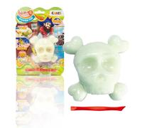 MAGIC DOUGH Digging Fun Pirate - Plastilina pirata búsqueda del tesoro - DIY para niños con pulsera, perlas y herramienta de excavación a partir de 5 años