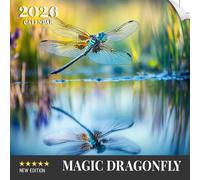 Magic Dragonfly Calendar 2026: A year of shimmering winged wonders