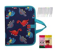 Magic Erase Art Book - Washable Painting Pad Bundle, Practice System with Multi Marker Set, Skill Development Activity Kit, Creative Expression Notebook, Interactive Learning Toy for Cognitive Growth