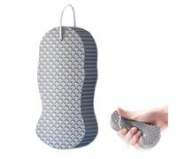 Magic Exfoliating Bath Sponge,3D Super Soft Exfoliating Bath Sponge, Adults Women and Men for Skin Friendly and Reusable (Gray)
