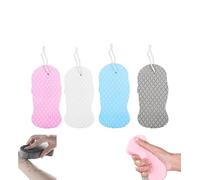 Magic Exfoliating Bath Sponge, 3D Super Soft Exfoliating Bath Sponge, Magic Exfoliating Body Scrubber Remover Dead Skin, Skin Friendly and Reusable for Adults Children and Women (C)