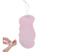 Magic Exfoliating Bath Sponge, 3D Super Soft Exfoliating Bath Sponge, Magic Exfoliating Sponge, Skin Friendly and Reusable for Adults Women and Men (Rink)