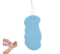 Magic Exfoliating Bath Sponge, 3D Super Soft Exfoliating Bath Sponge, Magic Exfoliating Sponge, Skin Friendly and Reusable for Adults Women and Men (Blue)